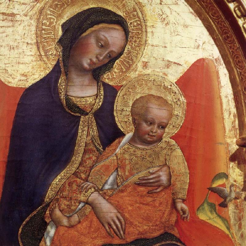 Gentile da  Fabriano Details of Madonna and child,with sts.lawrence and julian Germany oil painting art